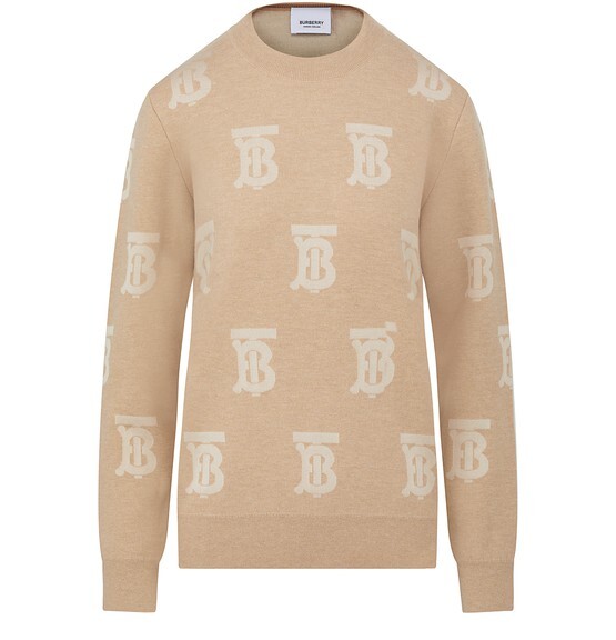 

Жаккардовый свитер с монограммой Burberry