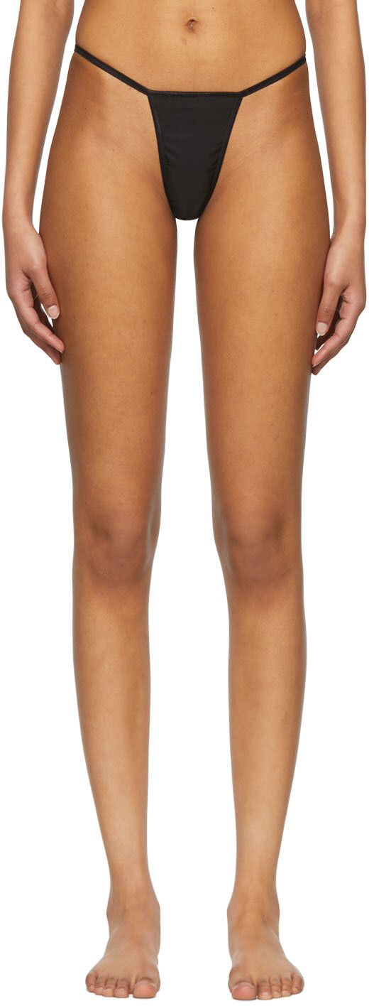 

Эксклюзивные черные стринги SSENSE Theophilio