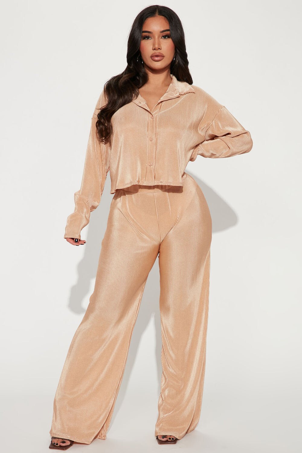 

Брюки Fashion Nova M1570BM2204, шампанское
