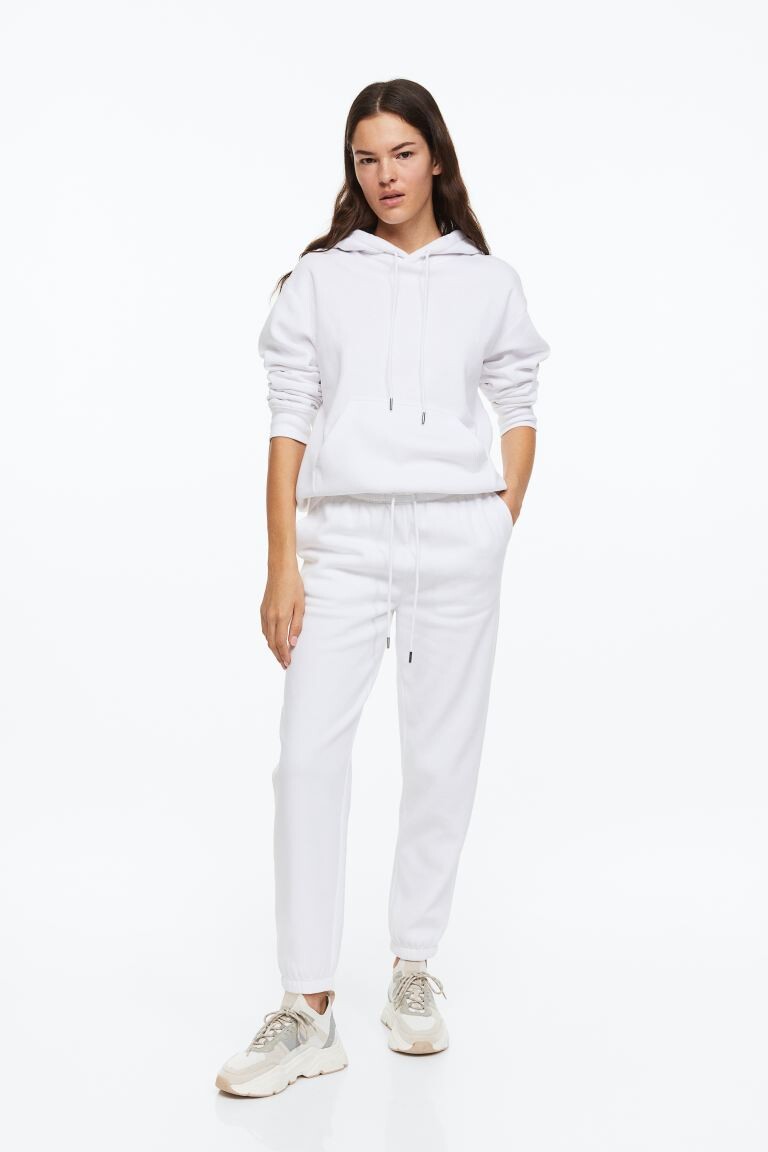 

Спортивные штаны из смесового хлопка H&M, белый