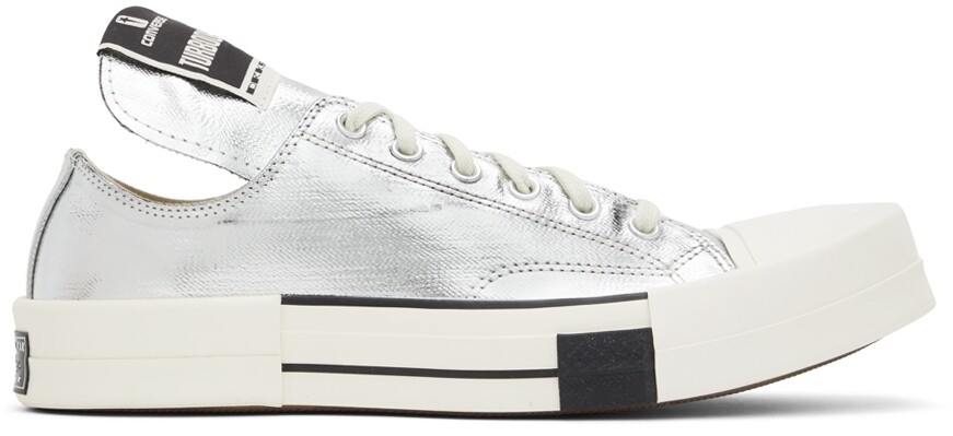 

Серебряные низкие кроссовки Converse Edition Turbodrk Chuck 70 Rick Owens Drkshdw