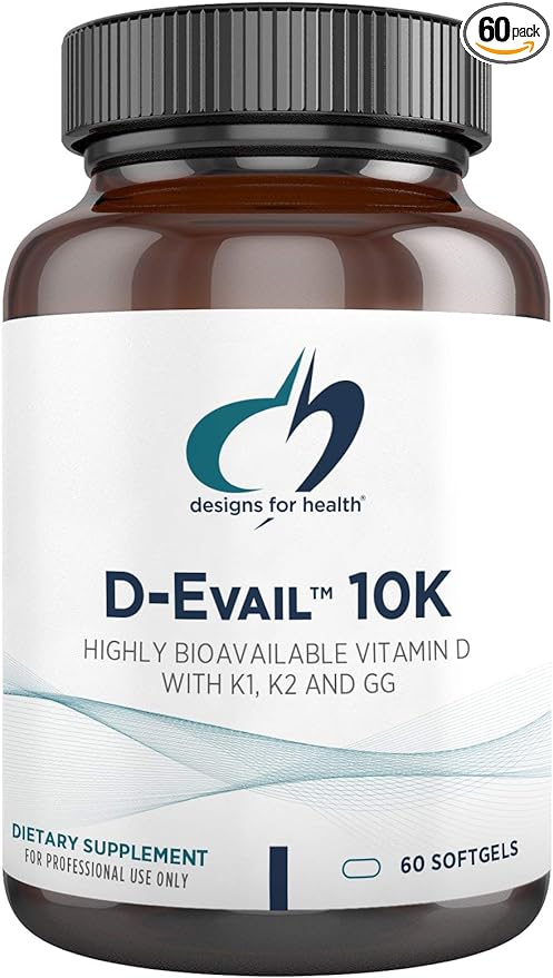 Добавка витамина D с витамином K 10 000 МЕ, 60 мягких таблеток