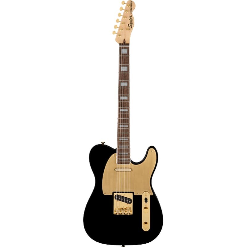 

Squier 40th Anniversary Telecaster Gold Edition - черный Fender