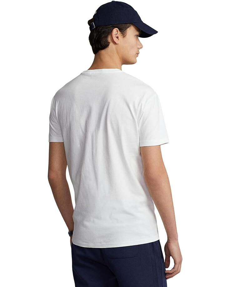 

Футболка Polo Ralph Lauren Classic Fit Logo Jersey T-Shirt, белый