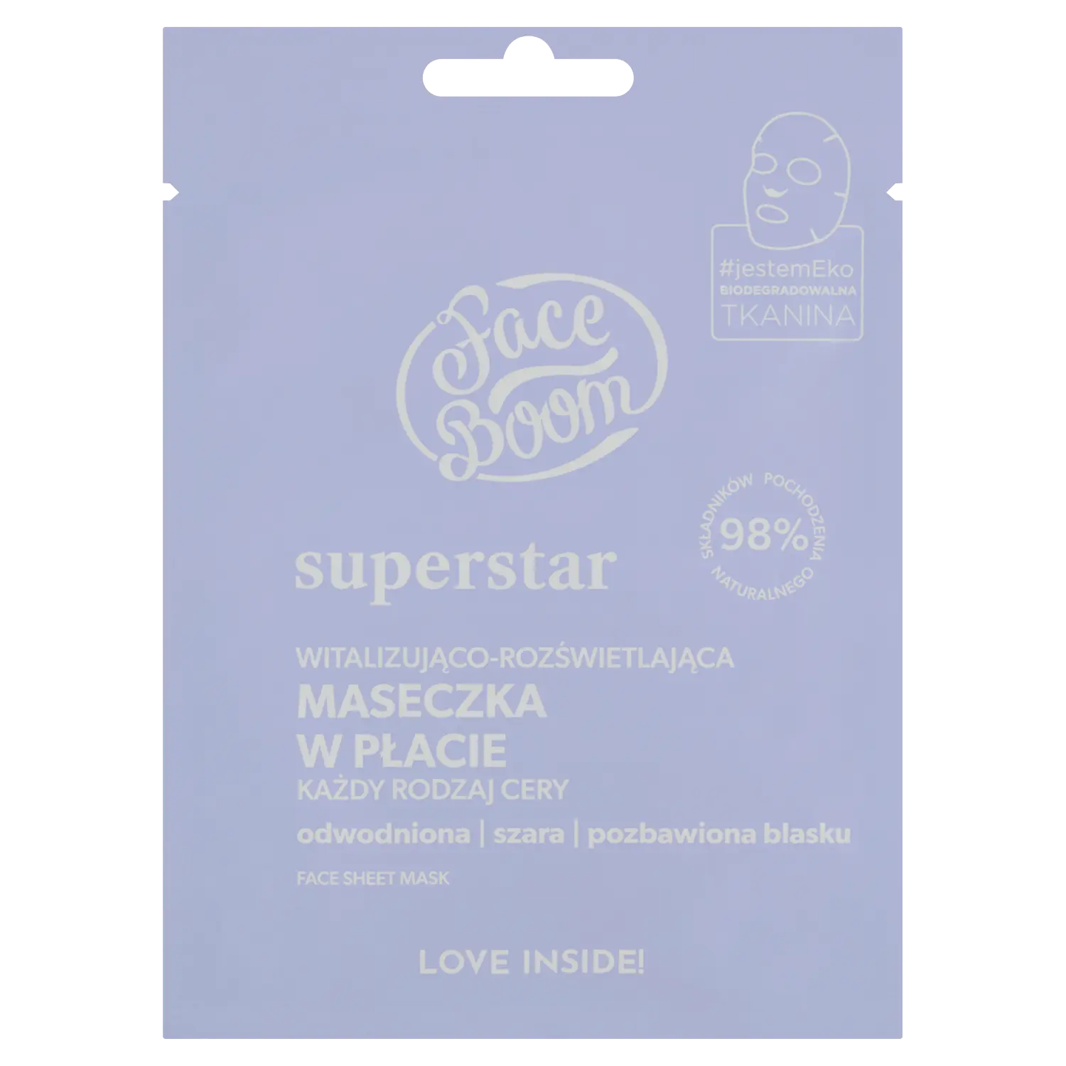 

Faceboom Superstar осветляющая тканевая маска для лица, 1 шт.