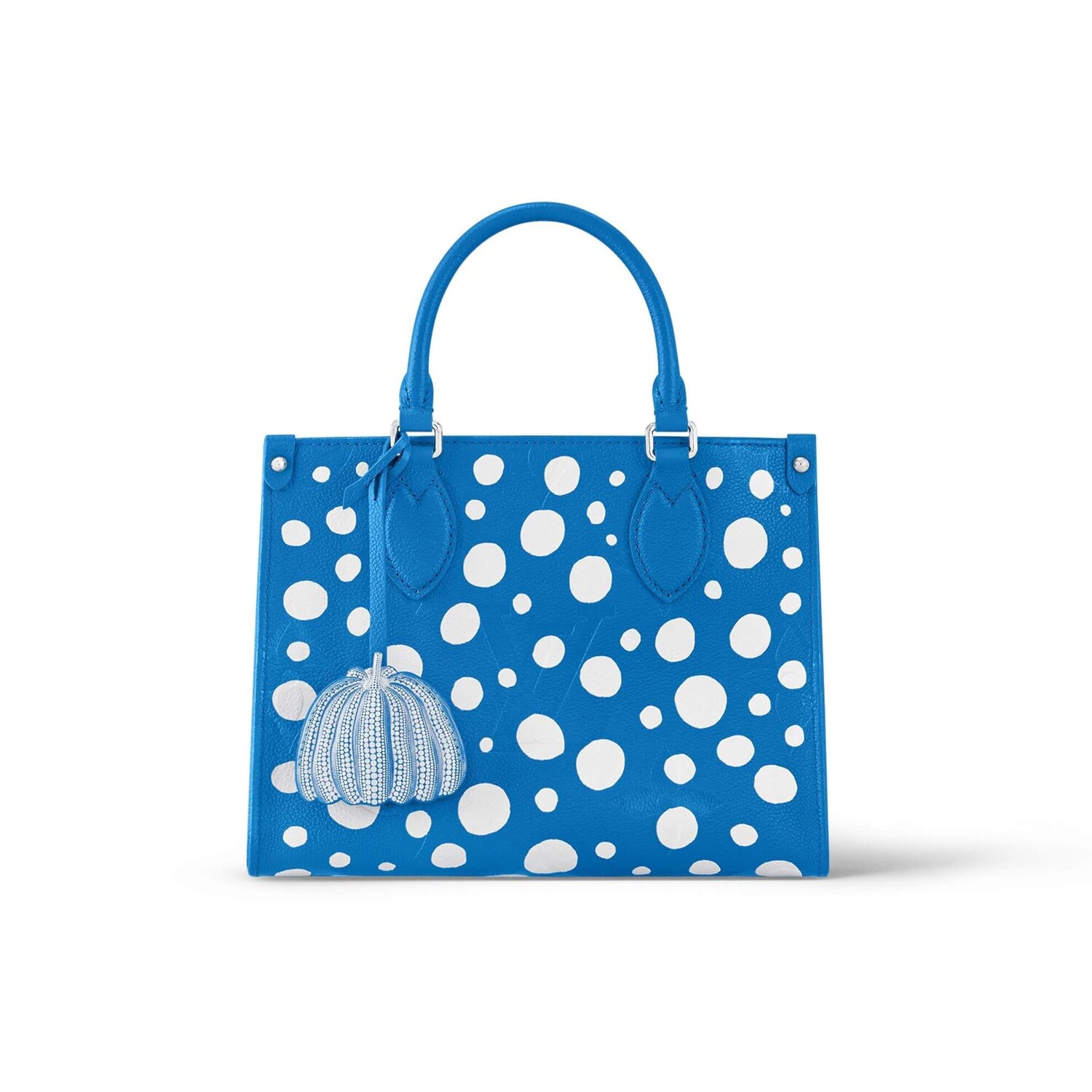 

Сумка Louis Vuitton x Yayoi Kusama OnTheGo PM, голубой/белый