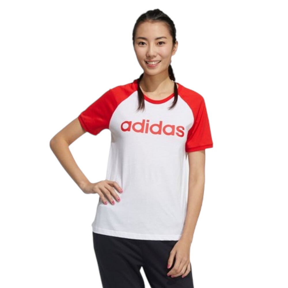 

Adidas Neo T-Shirt, white/red, Серый