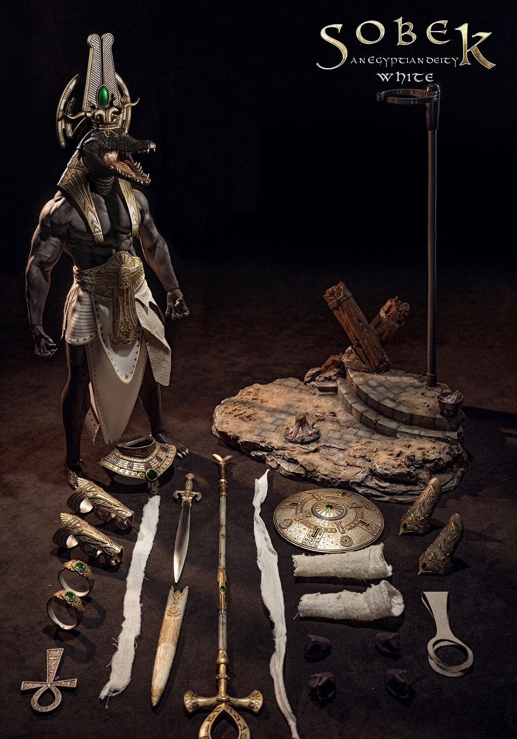 

Экшн-фигурка TBLeague 1:6 Scale Sobek White, 38 см
