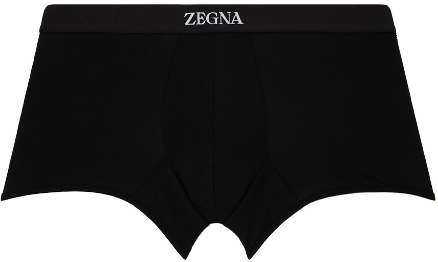 

Черные жаккардовые боксеры ZEGNA