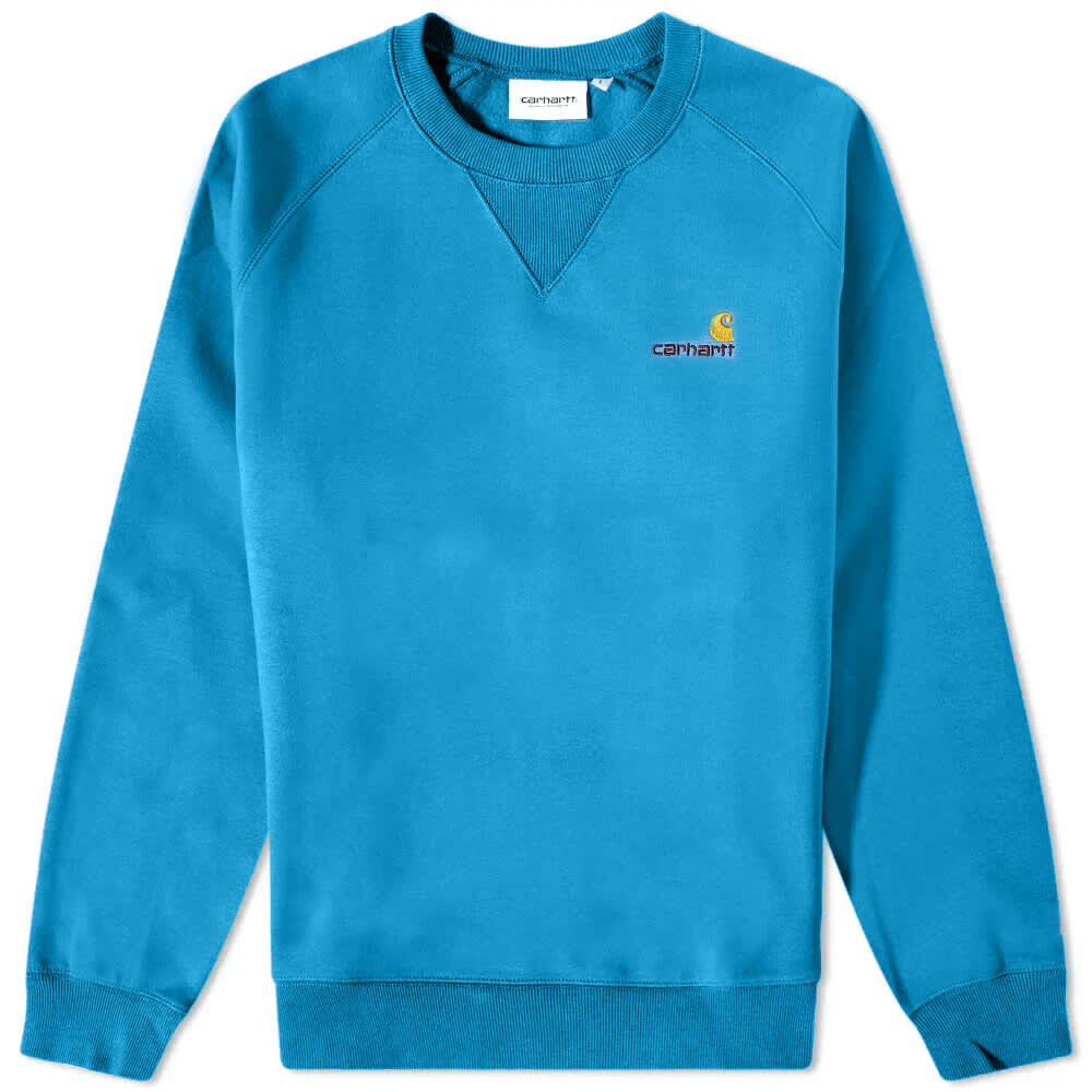 

Толстовка Carhartt WIP American Script Sweat, Синий