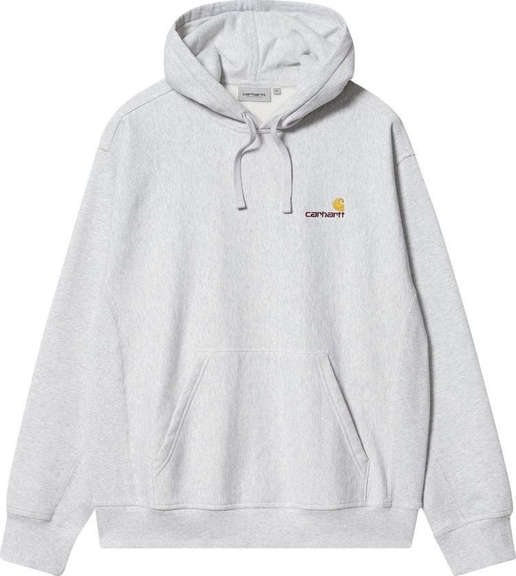 

Толстовка Carhartt WIP Hooded American Script Sweatshirt 'Grey', серый