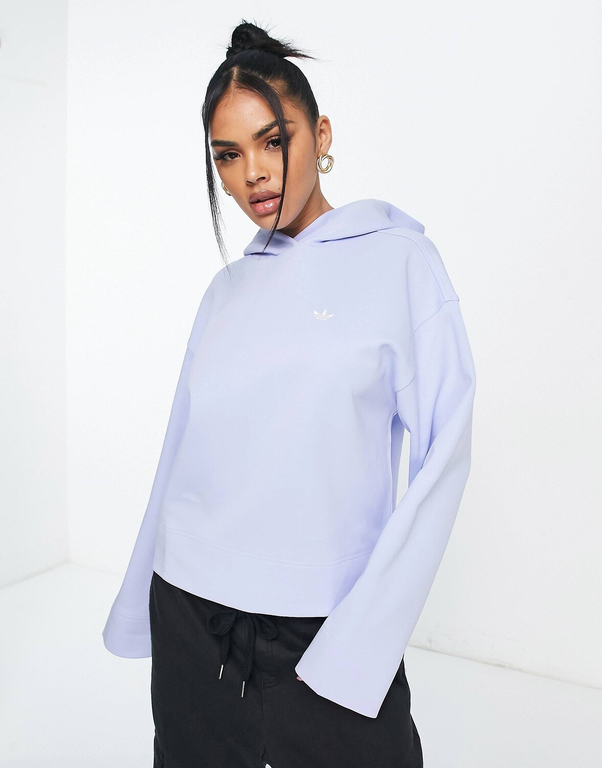 

Голубая худи премиум-класса adidas Originals Essentials