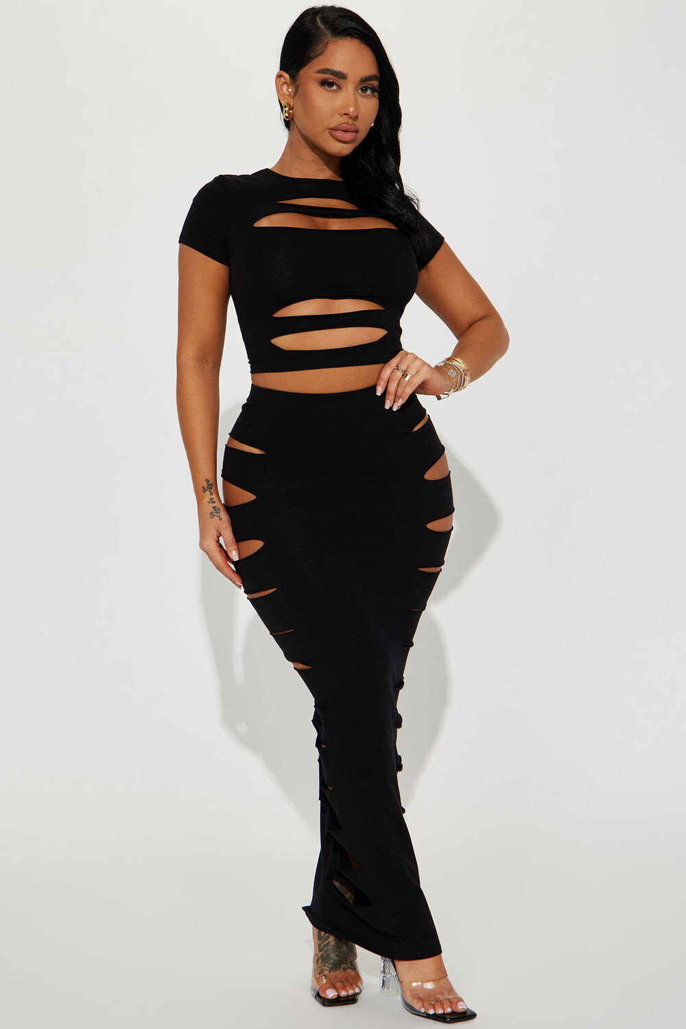 

Юбка Fashion Nova HKTS22568, черный