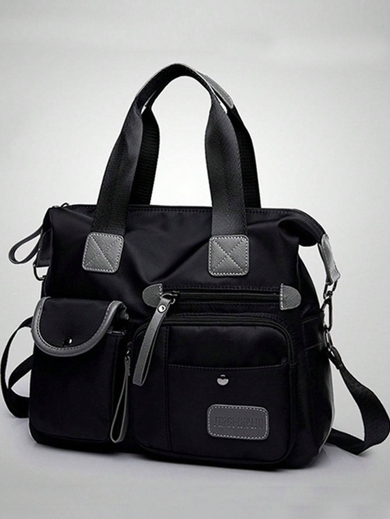 Женская сумка на плечо, нейлоновые сумки, черный оригинальная сумка для детских подгузников disney новинка 2022 дорожная сумка большой вместимости многофункциональная водонепроницаемая сум