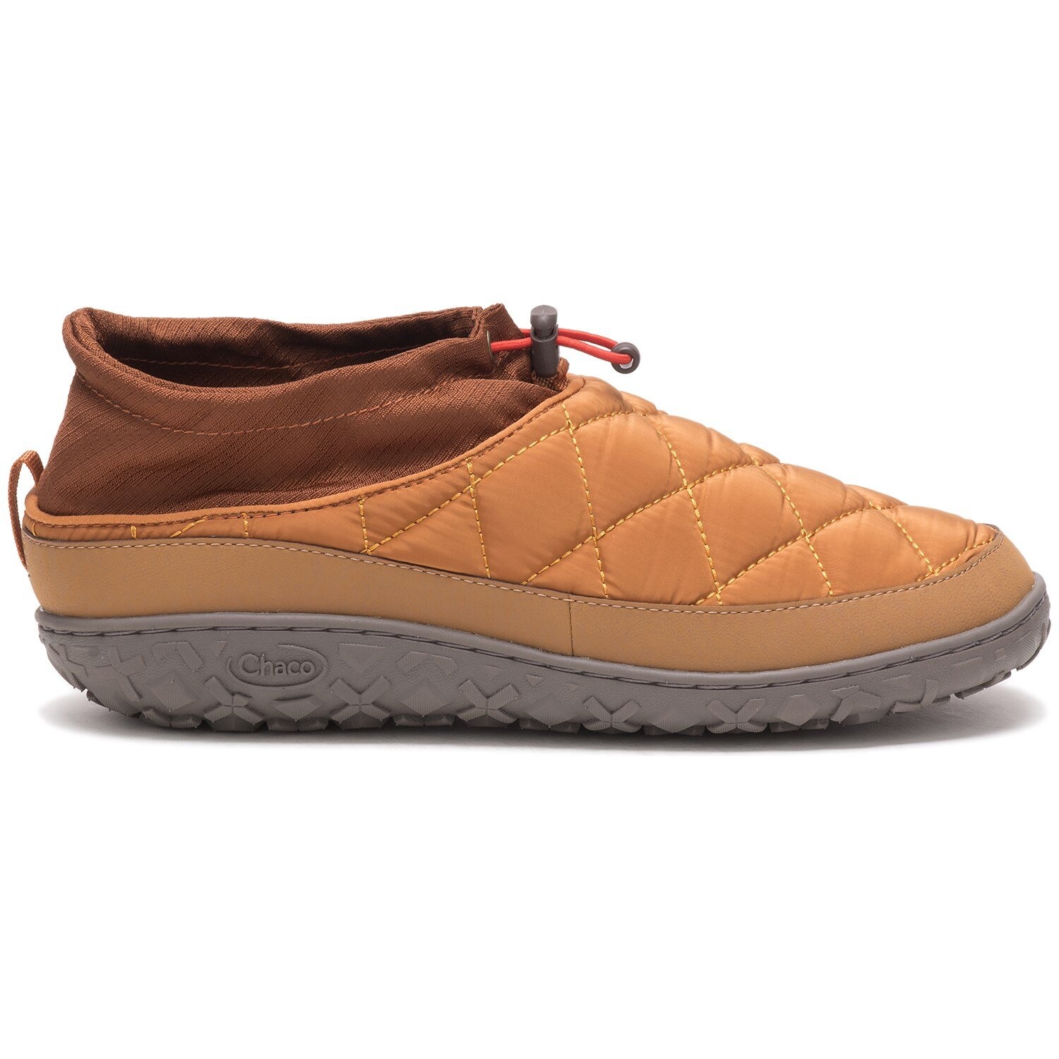 

Тапочки Chaco Ramble Puff с завязками на пуговицах, коричневый