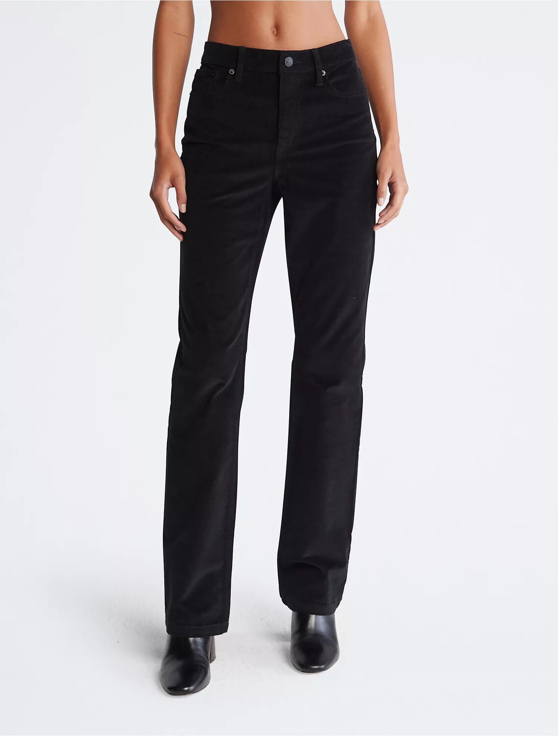 

Джинсы Calvin Klein High Rise Slim Bootcut, черный