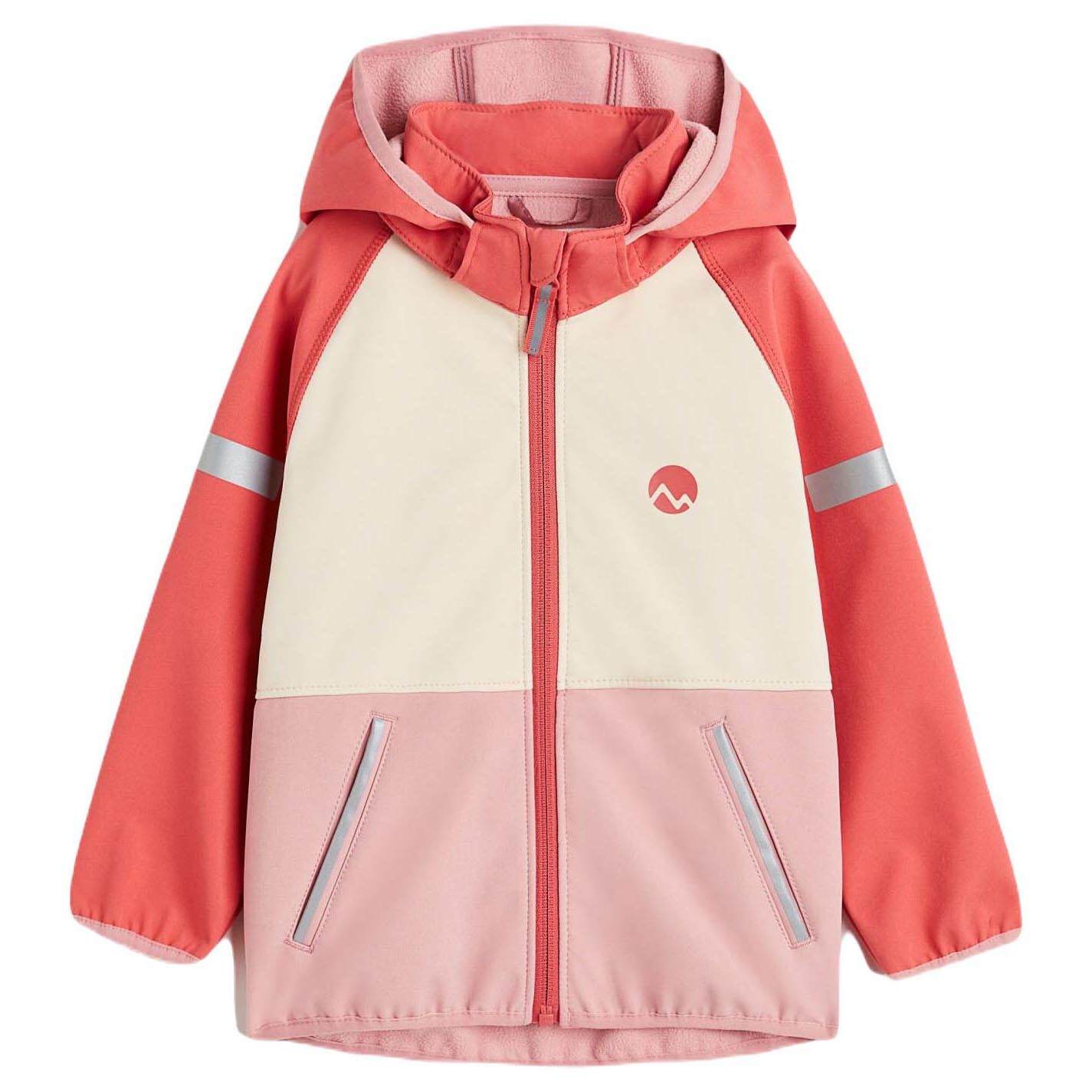 

Куртка H&M Water-resistant Softshell, красный/бежевый