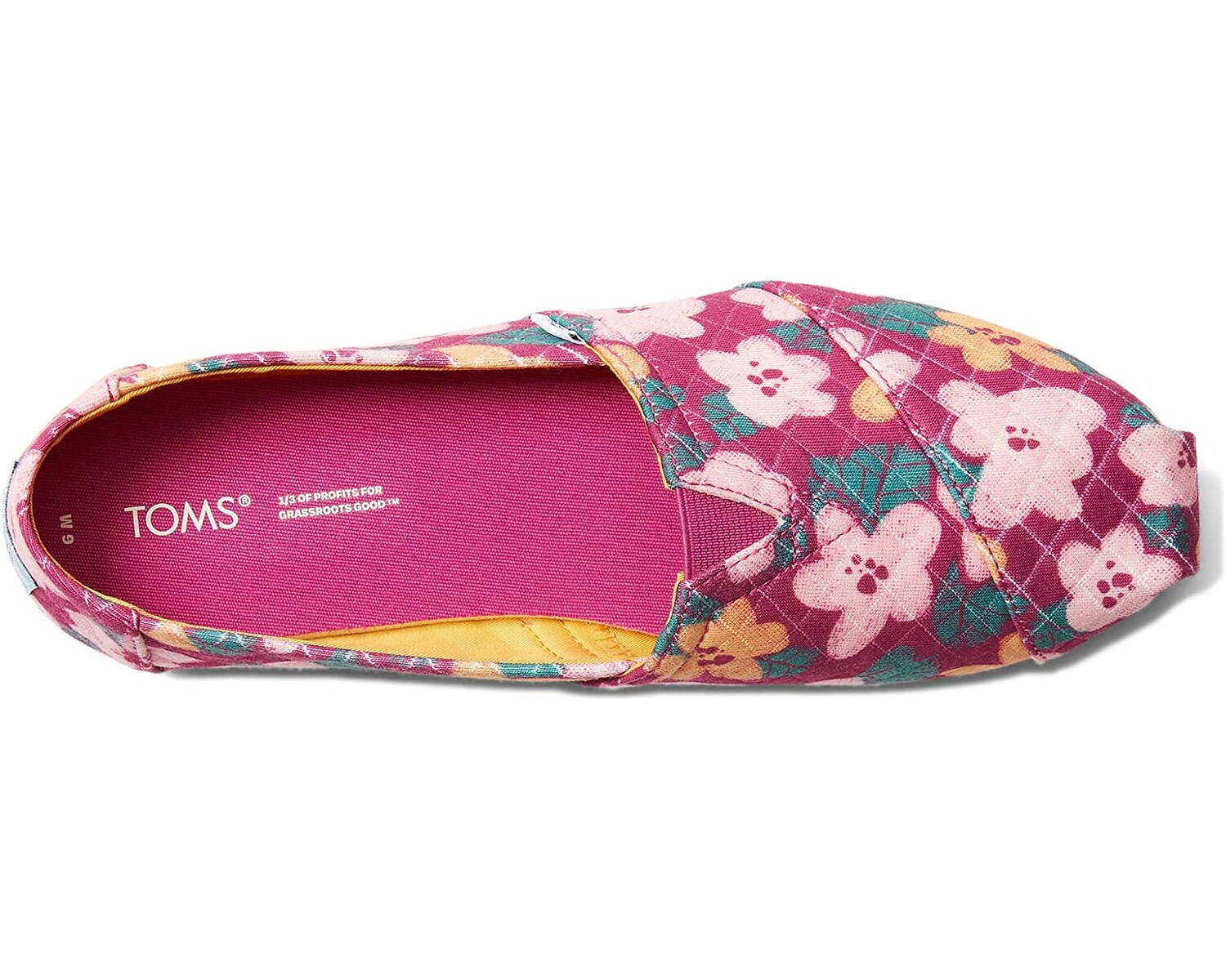 

Лоферы Alpargata CloudBound TOMS, темная фуксия repreve blooms