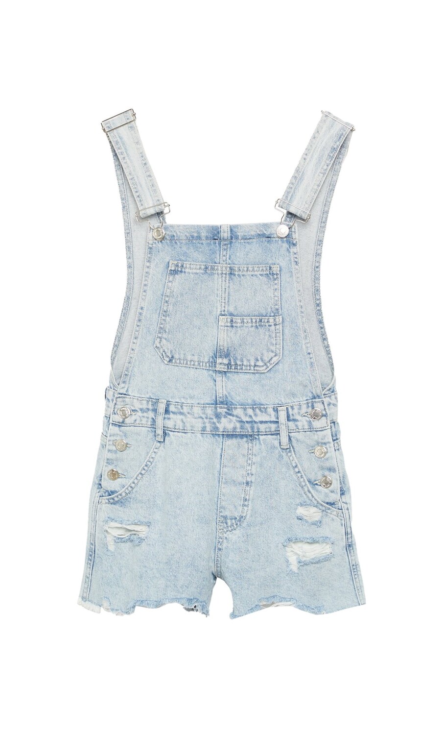 

Короткий джинсовый комбинезон Stradivarius