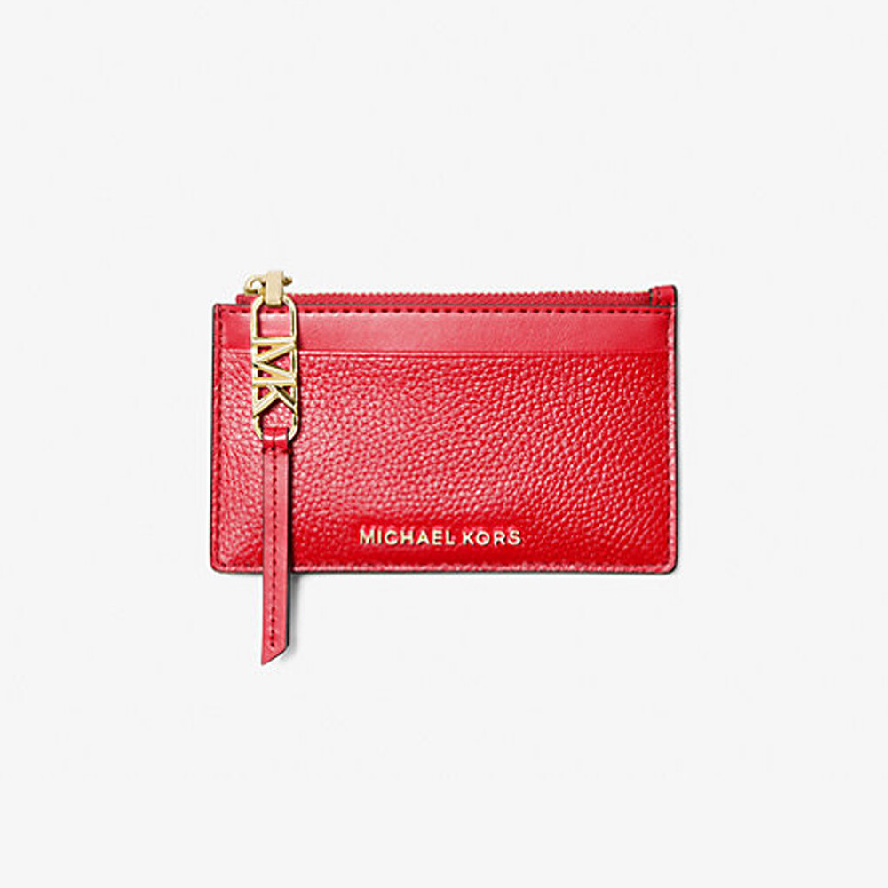 

Визитница Michael Michael Kors Empire Small Pebbled Leather, красный