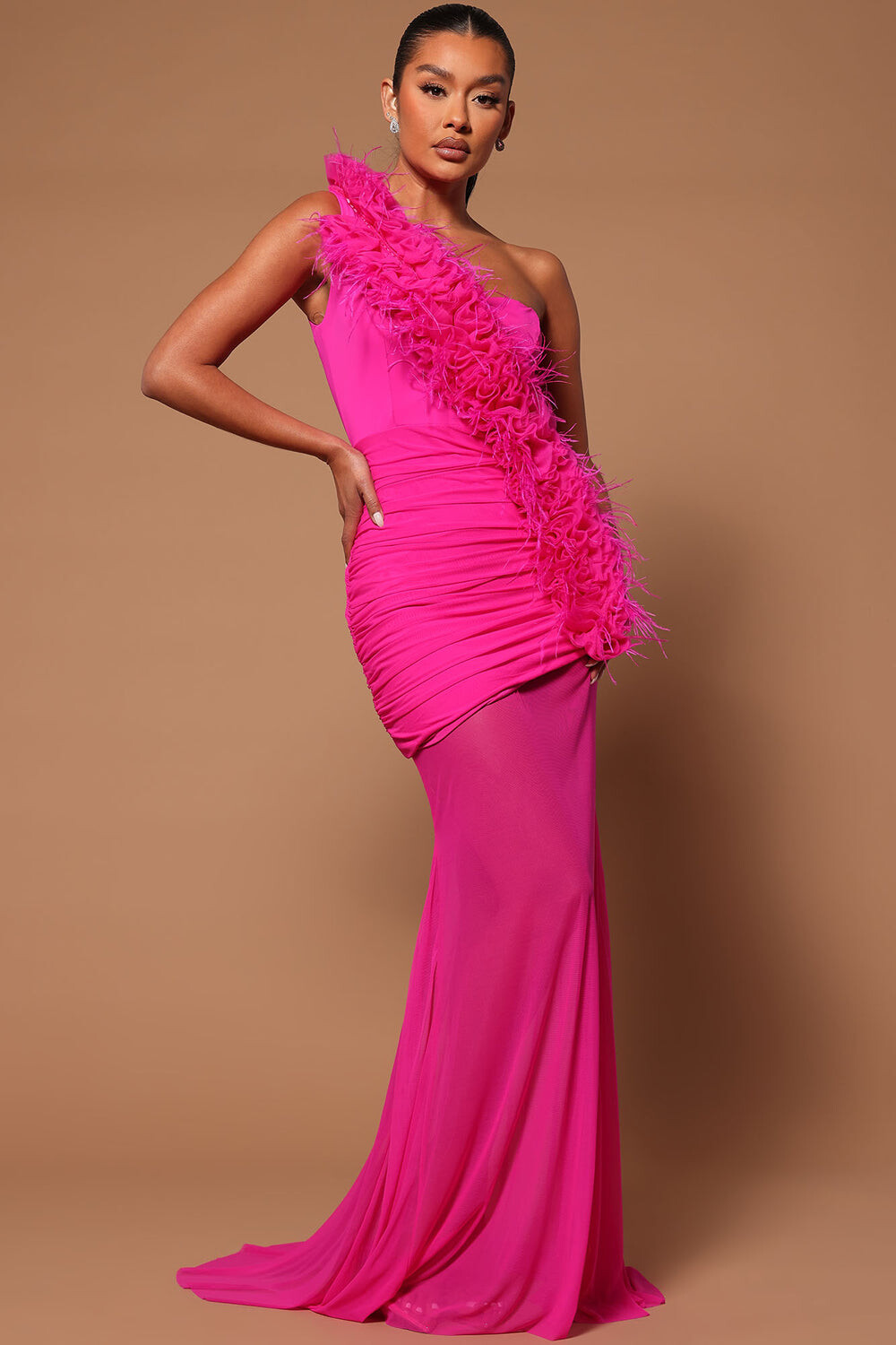 

Платье Fashion Nova GW22X2261, розовый