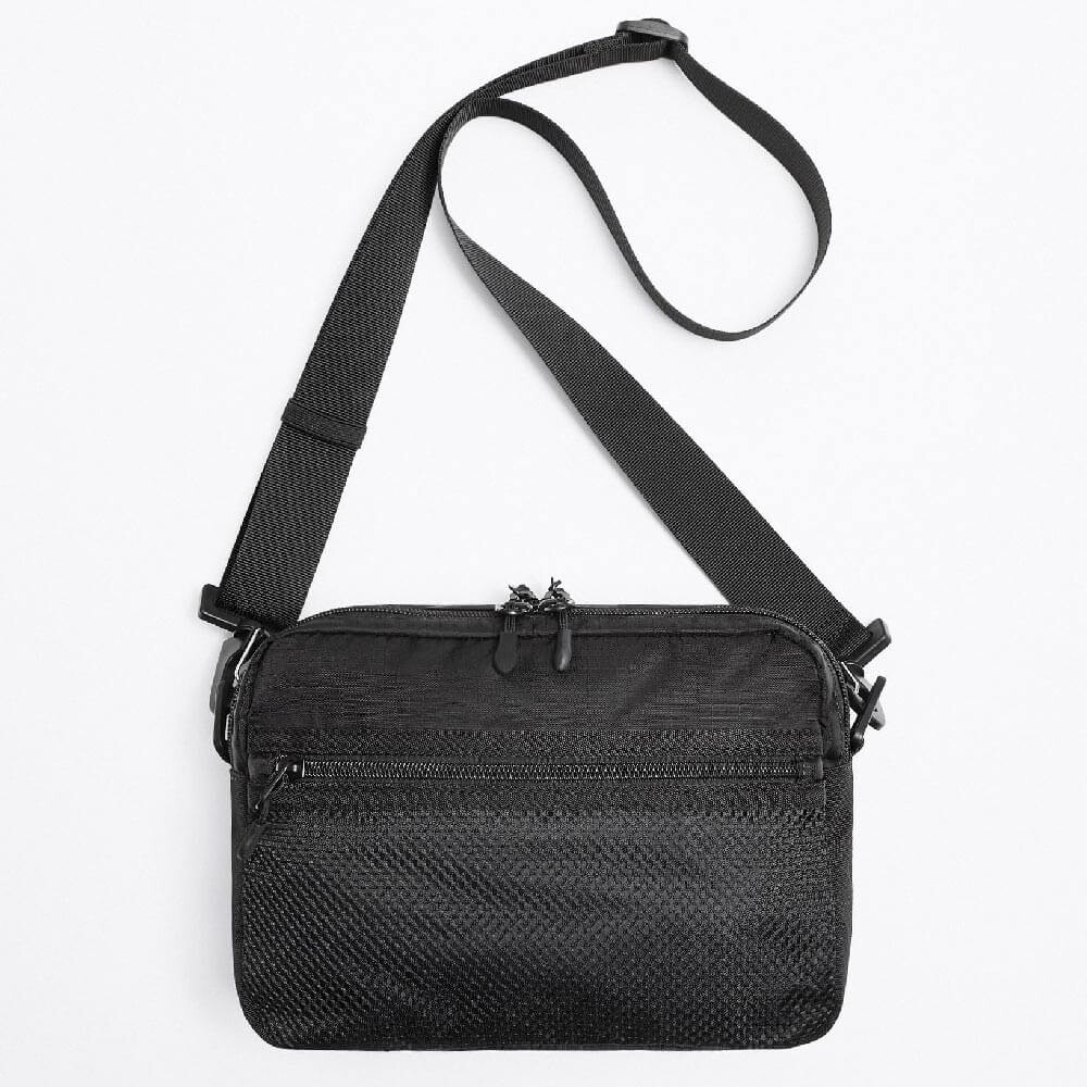 

Сумка Zara Technical Crossbody, черный