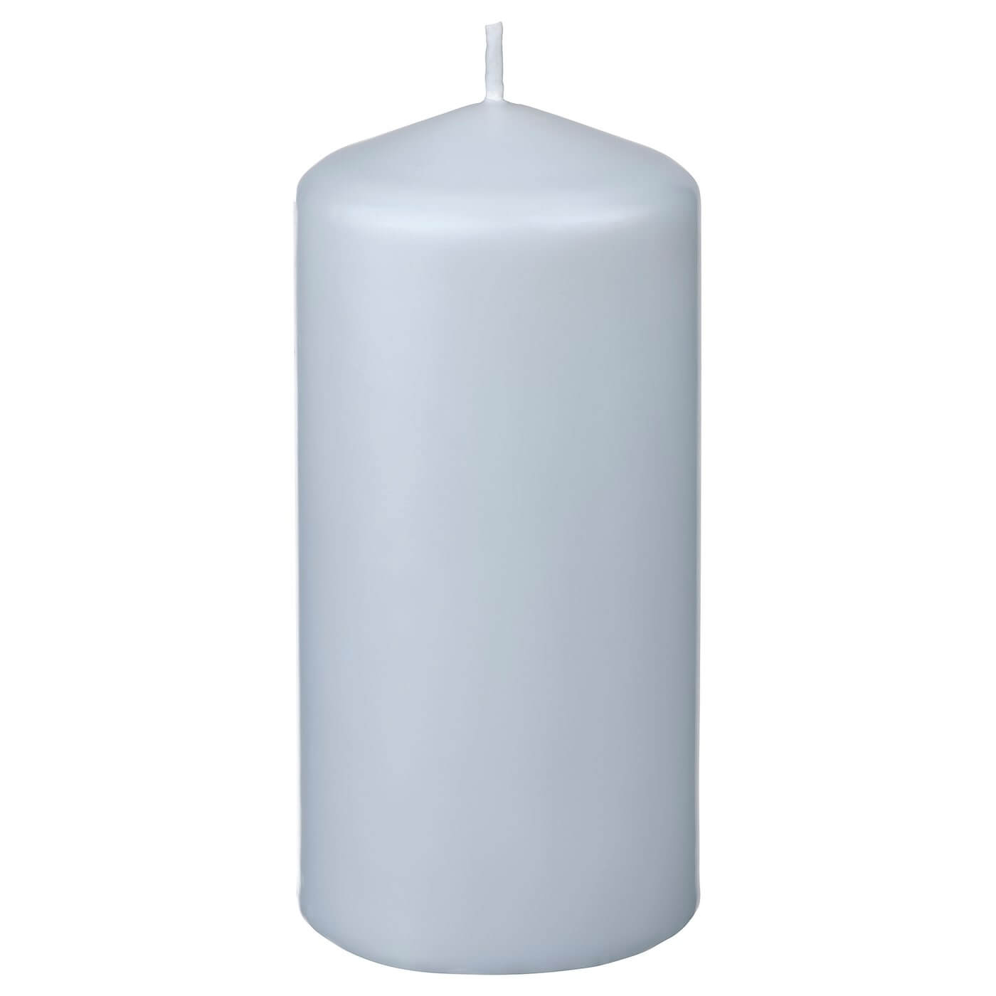 цена Свеча Ikea Dagligen 14 см, бледно-серо-голубой