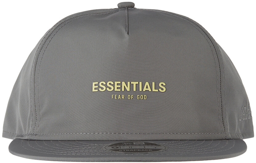 

Детская серая кепка с ремешком New Era Edition Essentials