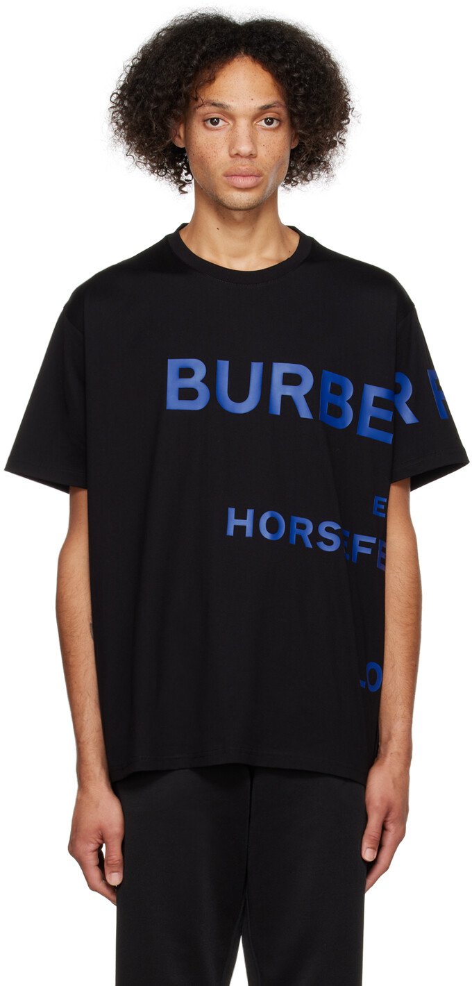 

Черная футболка Horseferry Burberry