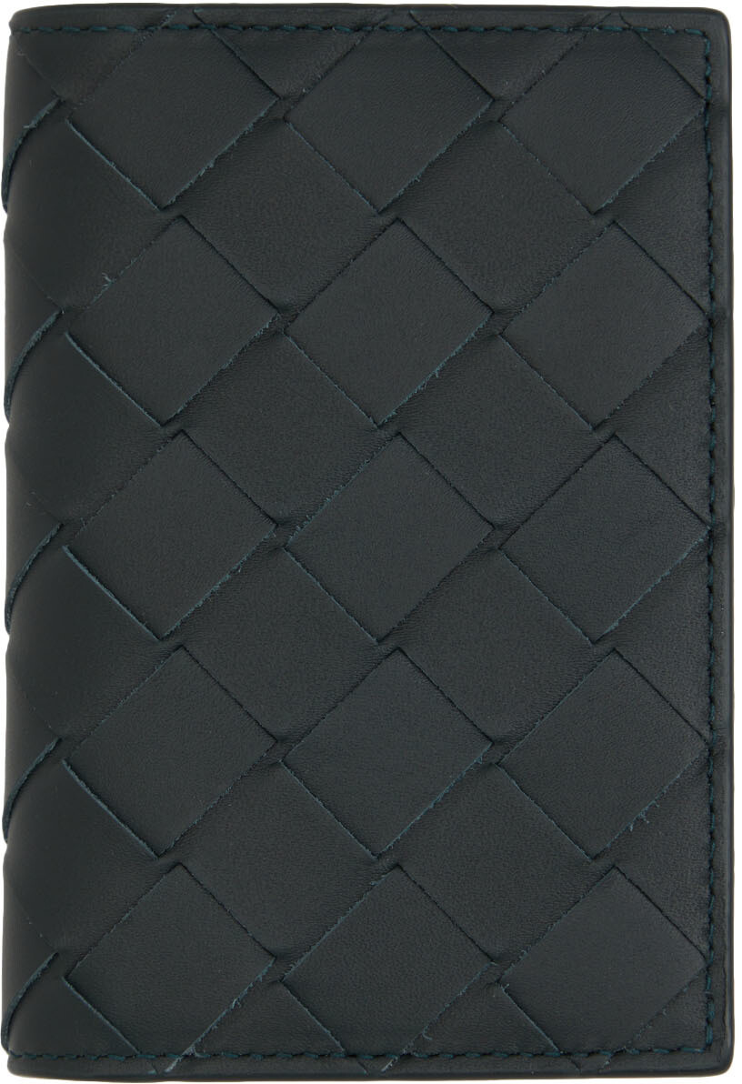 

Черная визитница с клапаном Bottega Veneta