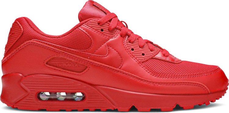 Nike air max 90 triple sales red