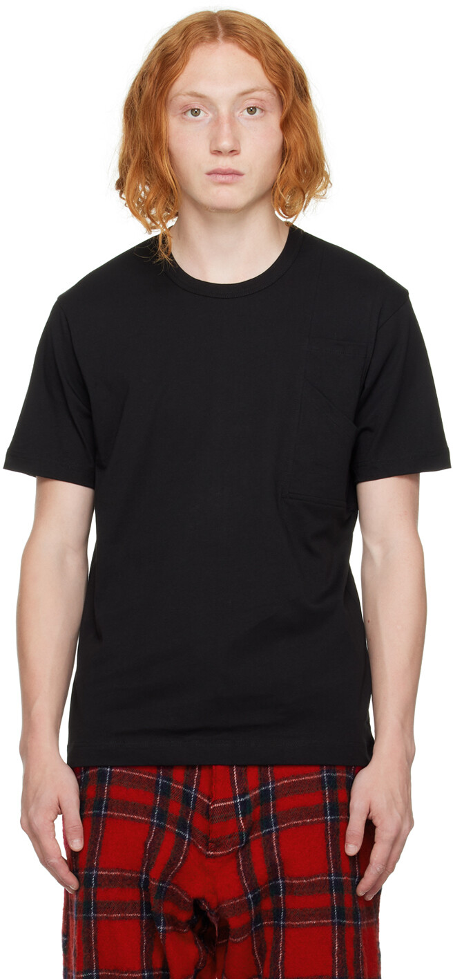 

Черная футболка с карманом Comme des Garçons Shirt
