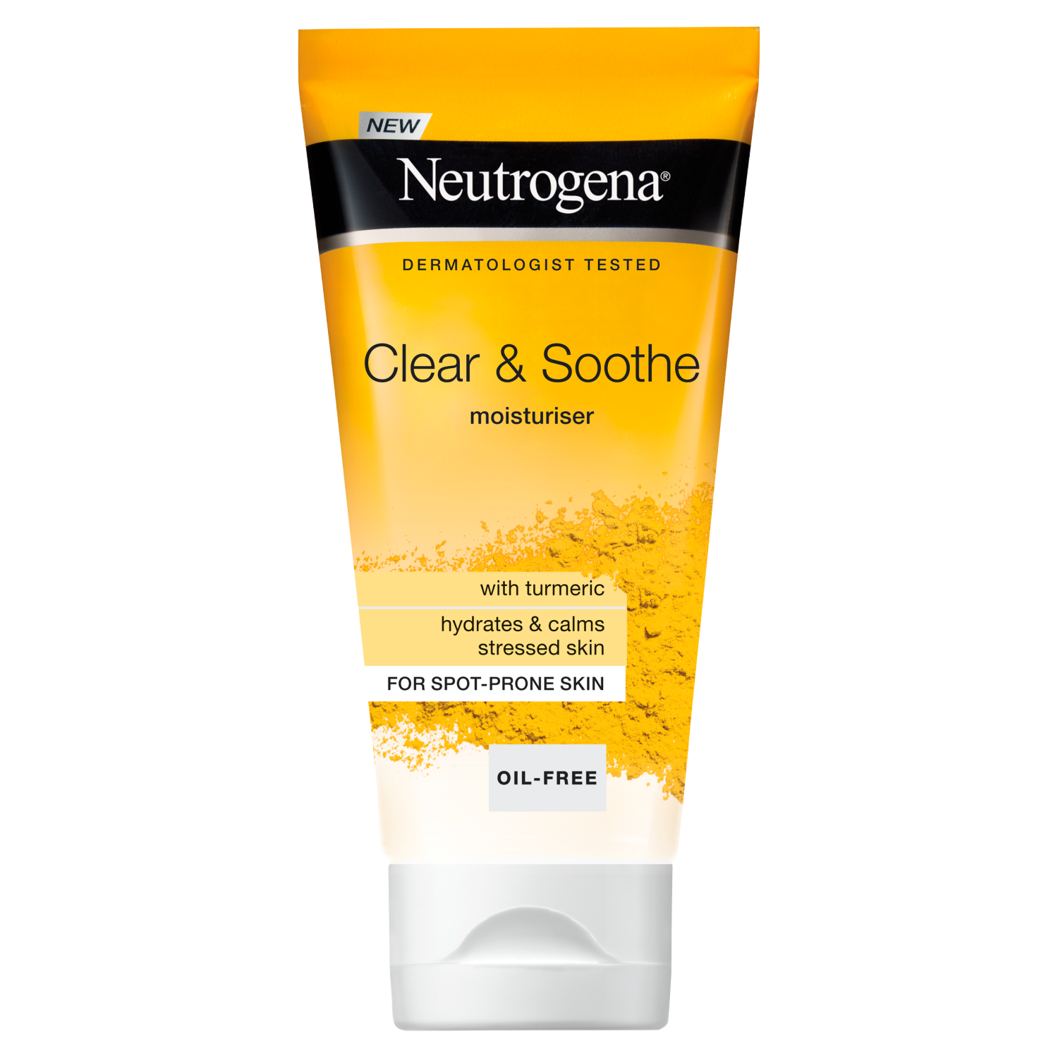 Neutrogena Clear&Soothe крем для лица с куркумой, 75 мл - фото