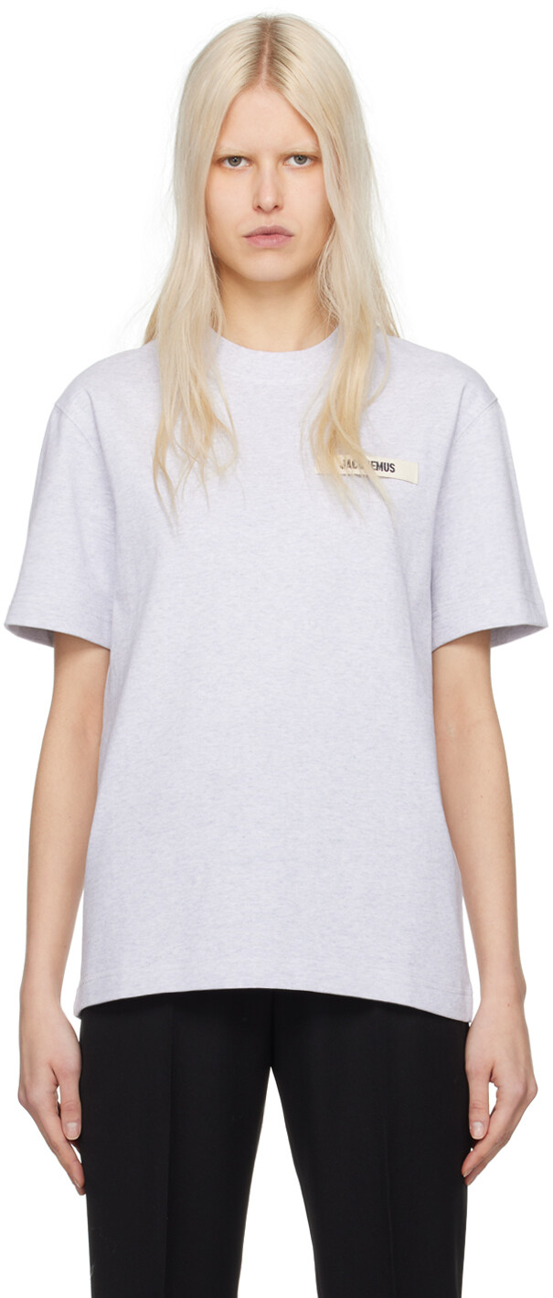 

Серый Футболка Les Classiques 'Le Gros Grain' Jacquemus