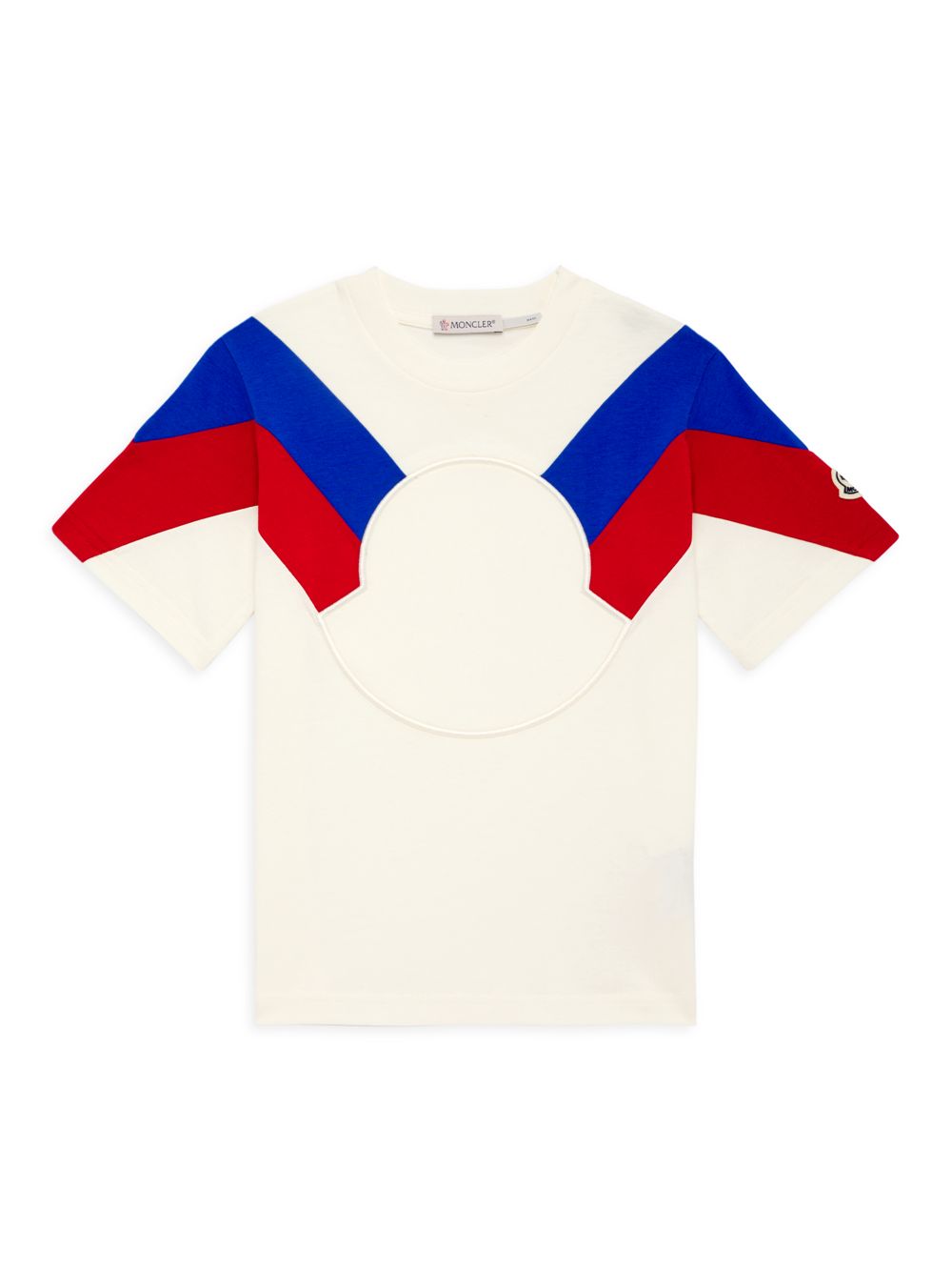 цена Полосатая футболка с логотипом Little Boy's & Boy's Moncler