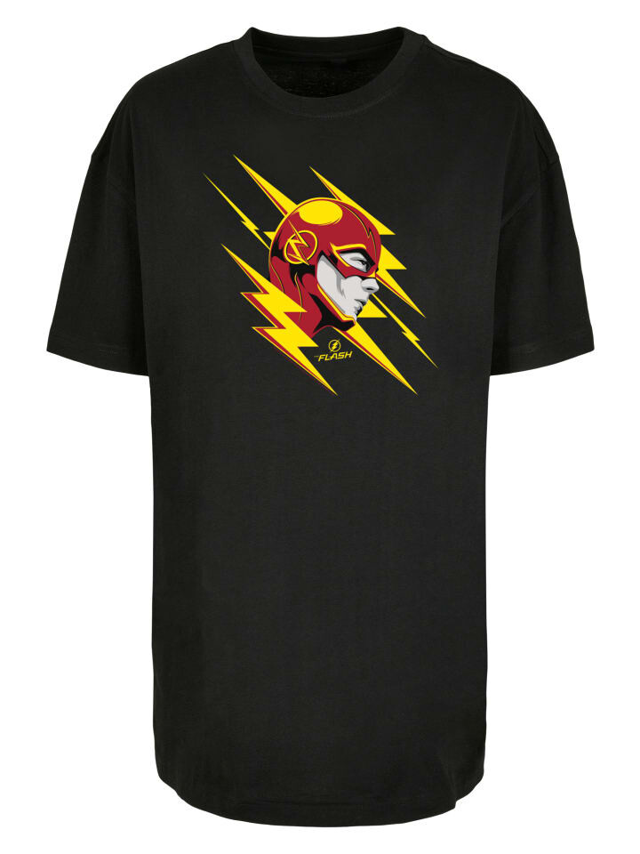 

Футболка F4NT4STIC Oversized Boyfriend Tee DC Comics The Flash Lightning, черный