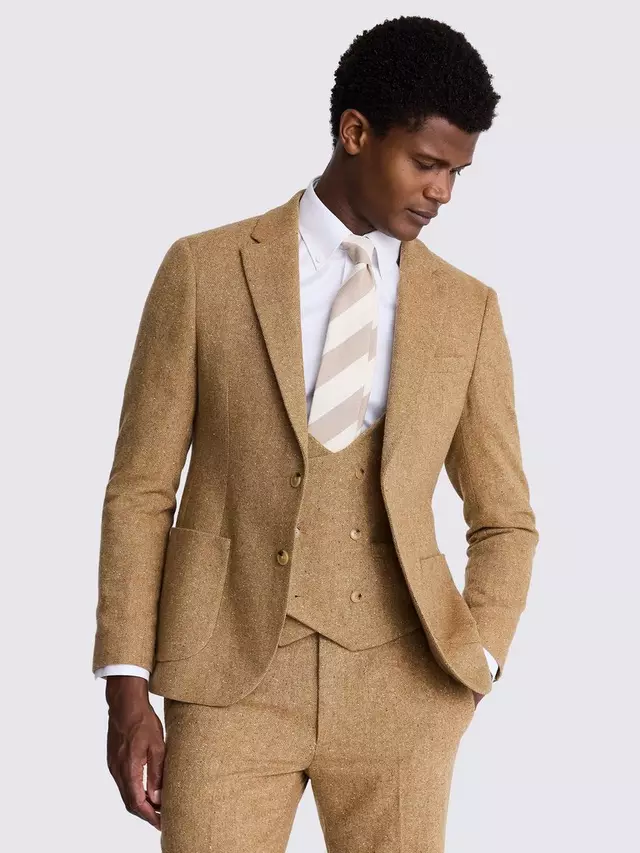 

Куртка Moss Slim Fit Tweed Suit, желтый