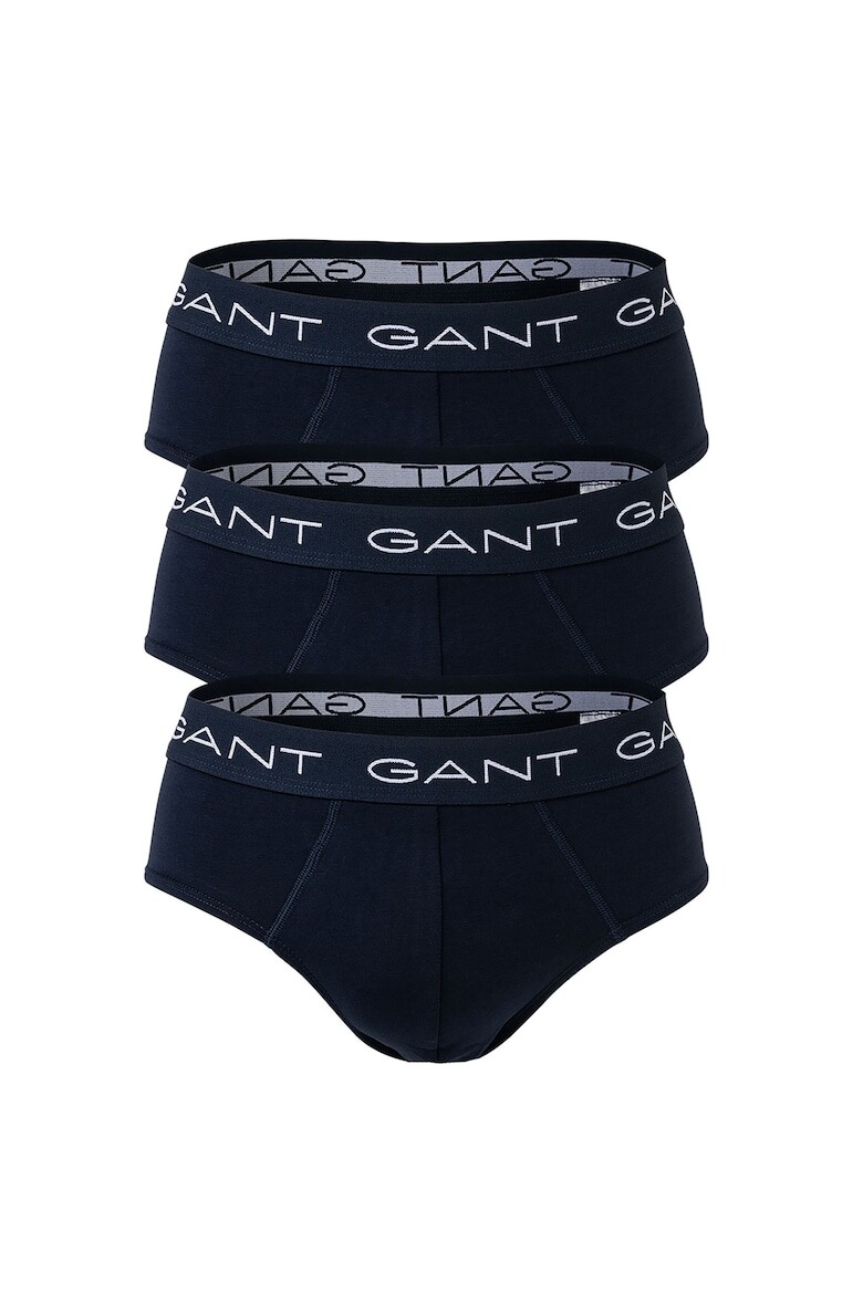 

Трусы с логотипом, 3 пары Gant, синий