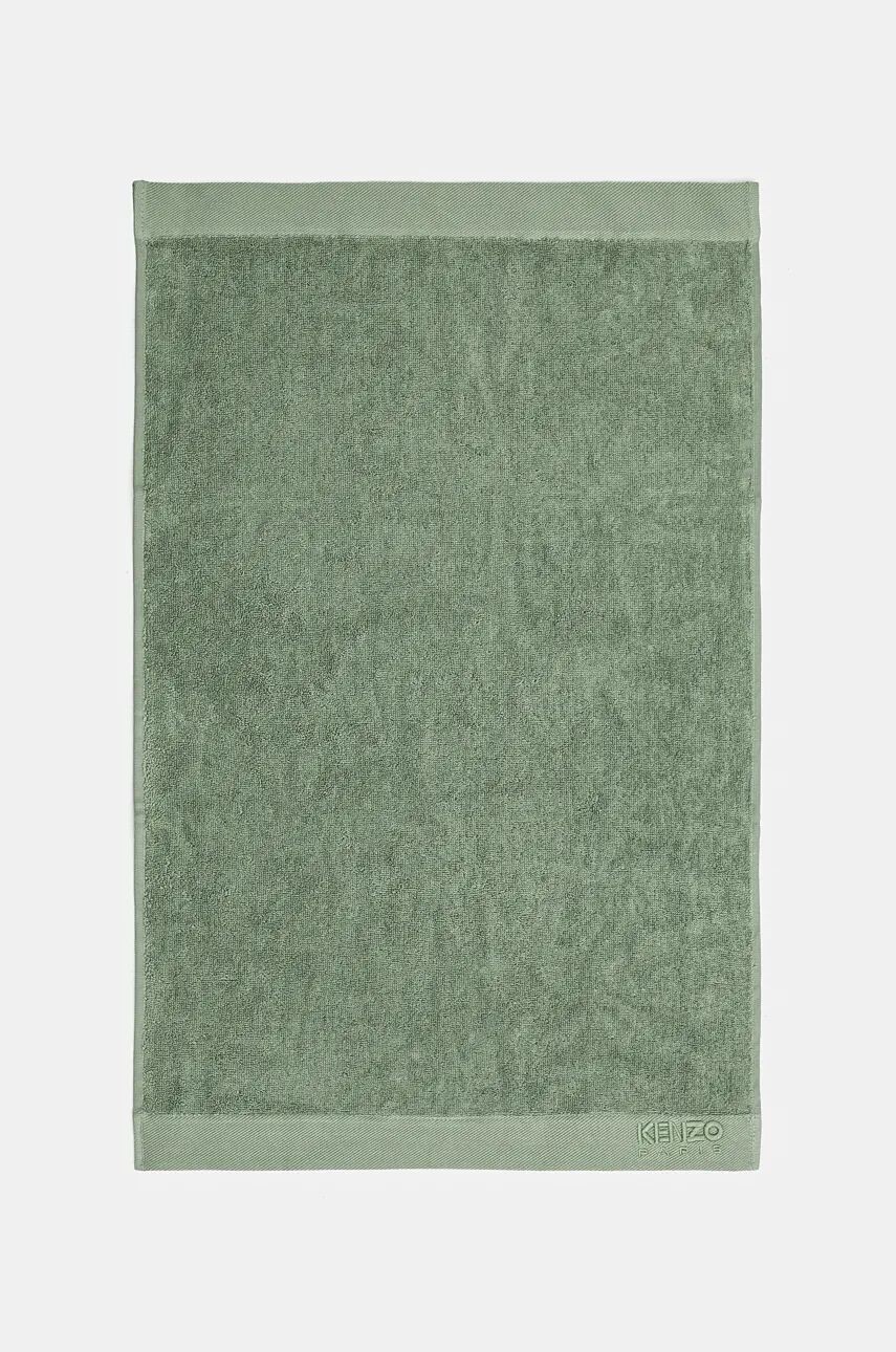 

Маленькое хлопковое полотенце Kenzo KZICONIC Céladon 45 x 70 см, зеленый