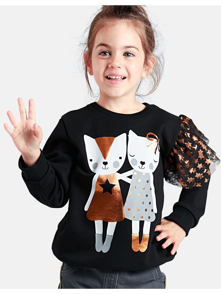 

Толстовка Denokids Buddy Cats, черный