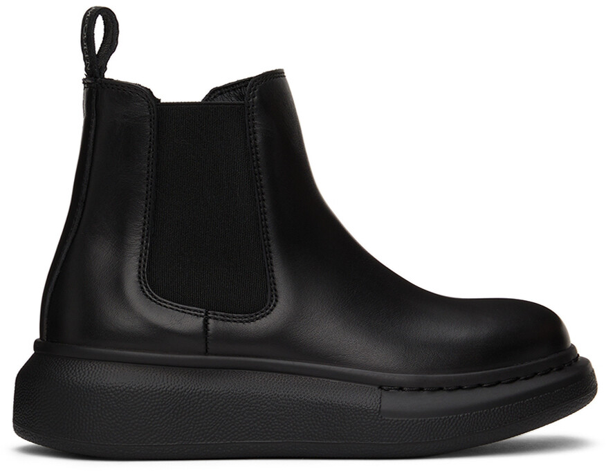 

Детские черные гибридные ботинки челси Alexander McQueen