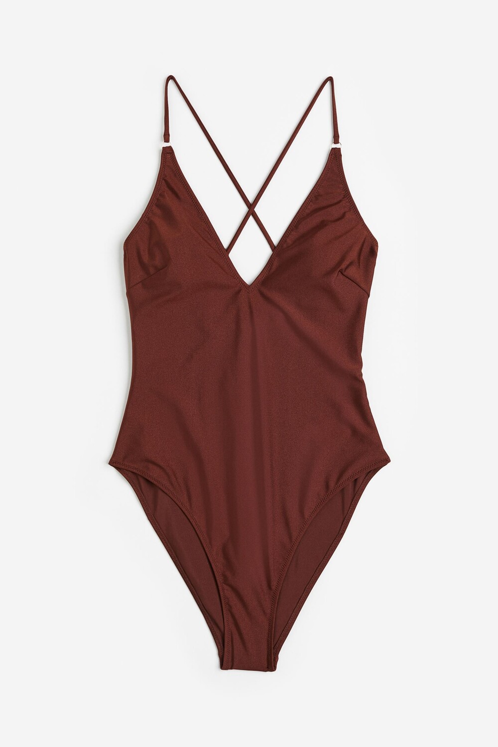 

Купальник H&M High Leg, темно-коричневый