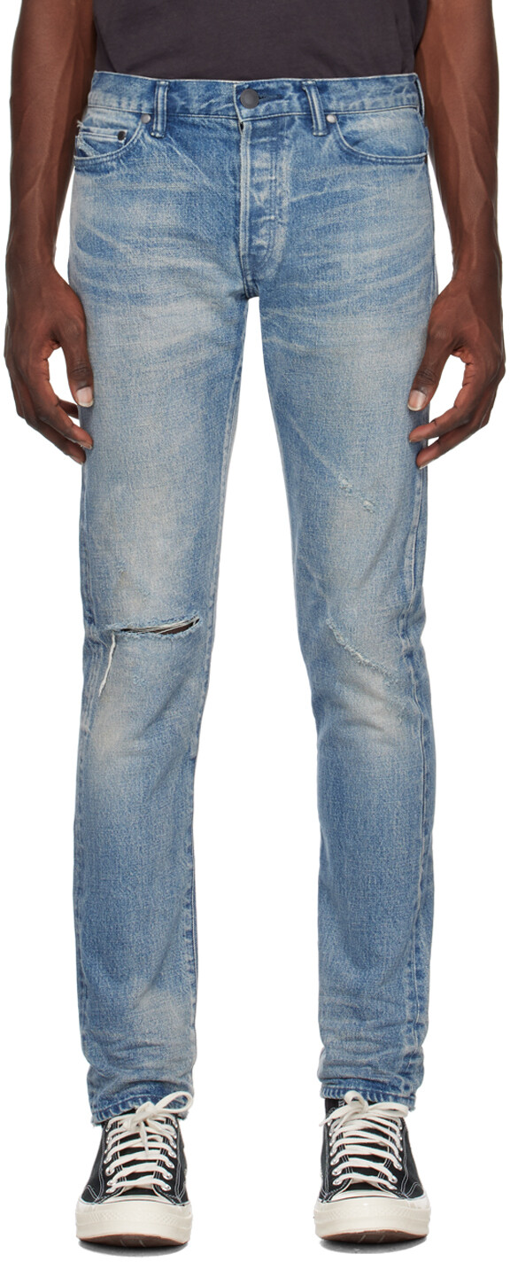 

Синие джинсы The Cast 2 Rigid John Elliott