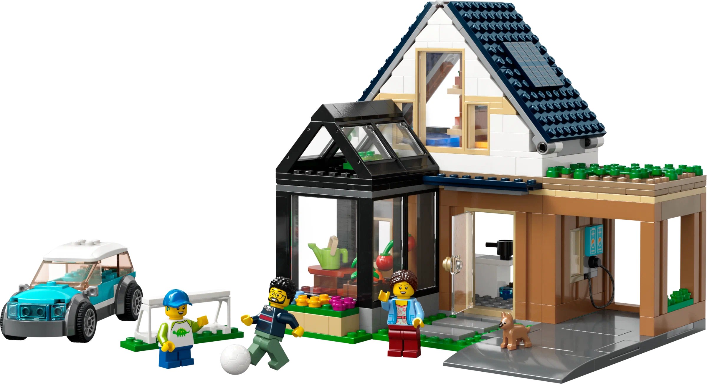 Конструктор Lego City Family House And Electric Car 60398, 462 детали –  заказать из-за рубежа в «CDEK.Shopping»