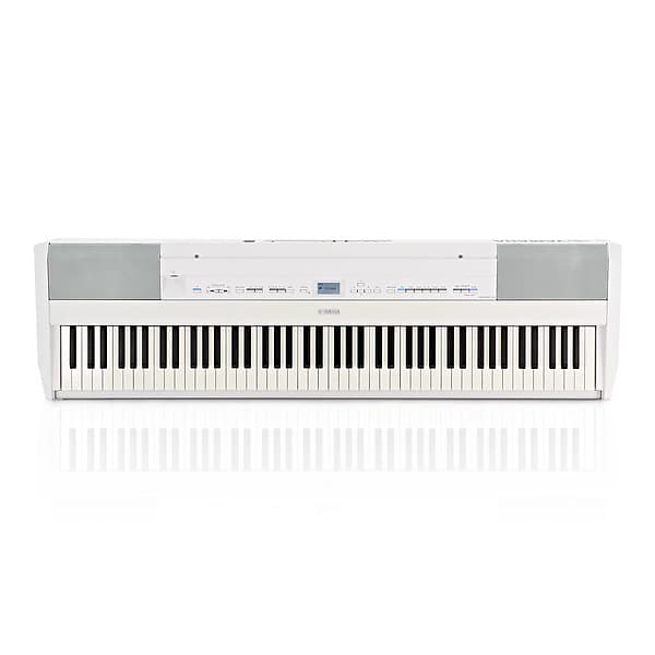 Yamaha P515WH 88-клавишное цифровое пианино с динамиками — белое P515WH 88-key Digital Piano with Speakers toolful 17 key kalimba diy accessory kit mbira thumb piano with keys wood bridge with wooden handle hammer
