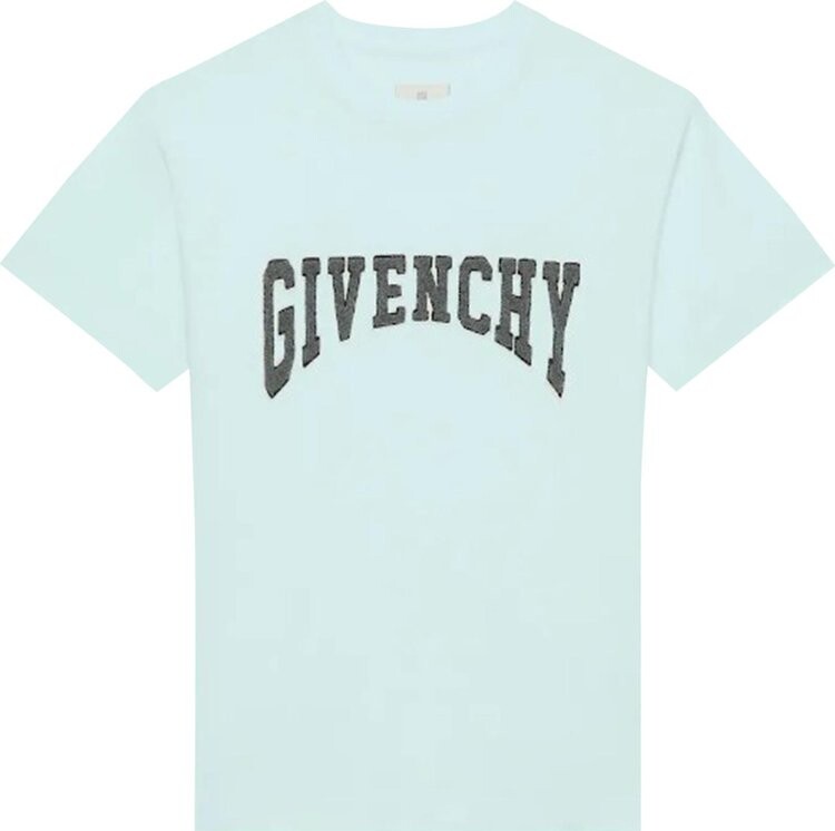 

Футболка Givenchy Slim Fit Print T-Shirt 'Acqua Marine', синий