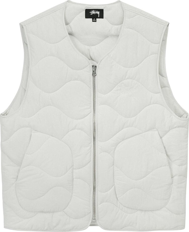 

Жилет Stussy Recycled Nylon Liner Vest 'Bone', белый