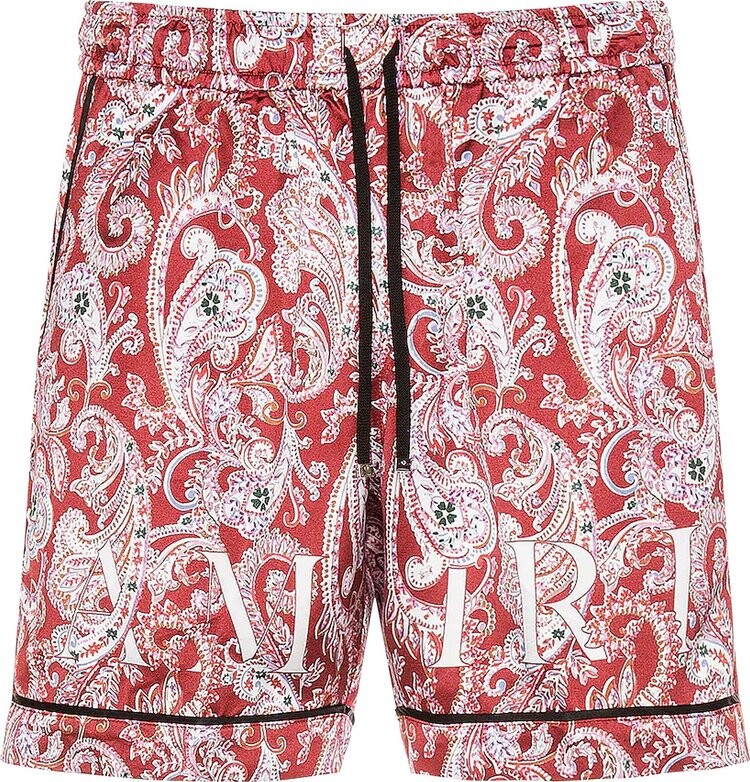 

Шорты Amiri Paisley PJ Shorts 'Red', красный