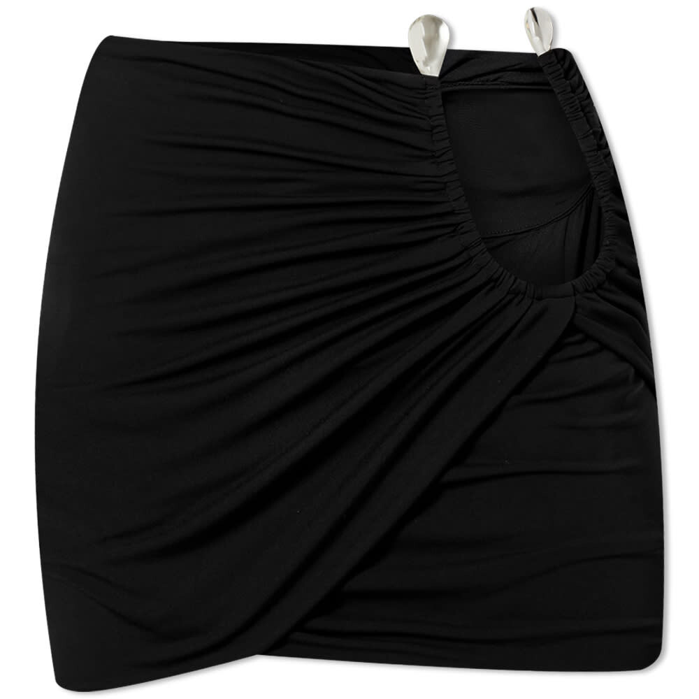 

Юбка Mugler Hip Detail Resin Mini Skirt