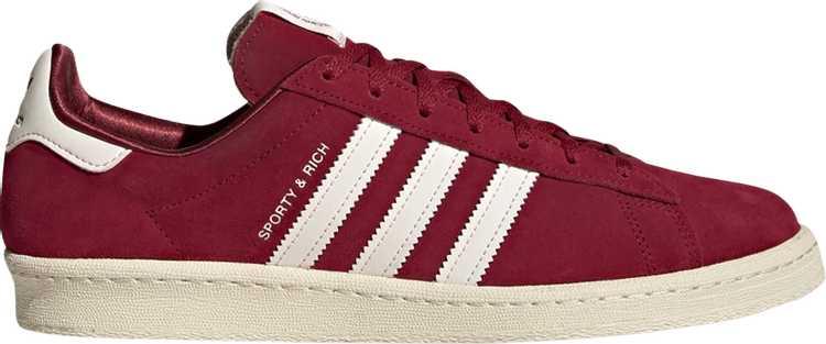 Кроссовки Adidas Sporty & Rich x Campus 80s 'Collegiate Burgundy', красный кроссовки adidas sporty